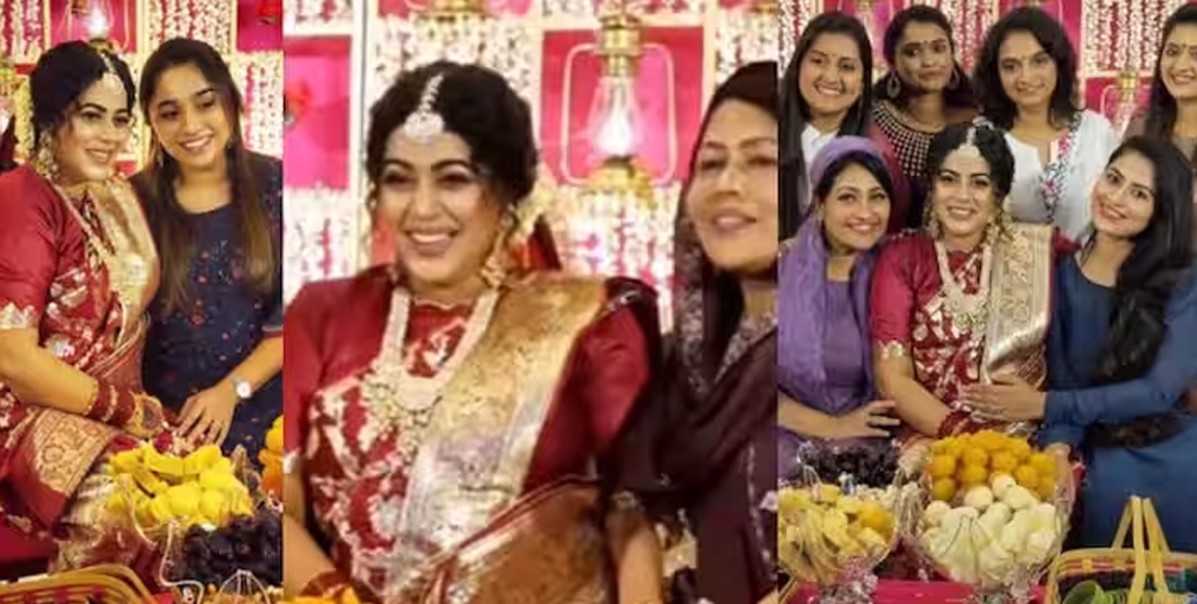 വളക്കാപ്പ് ചടങ്ങ് ആഘോഷമാക്കി താരം- വൈറൽ വീഡിയോ കാണാം 