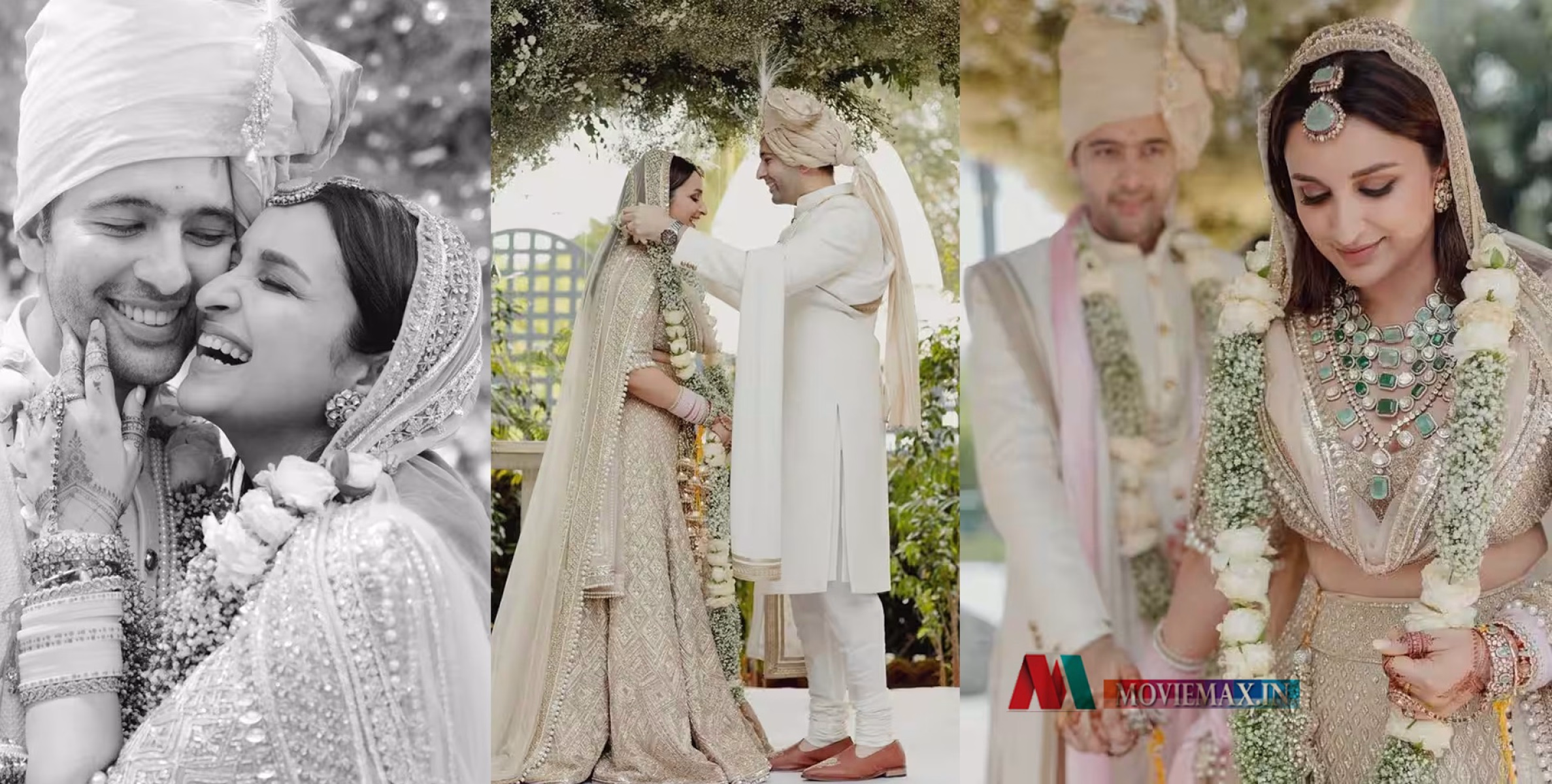 #ParineetiChopra | ബോളിവുഡ് നടി പരിനീതി ചോപ്ര വിവാഹിതയായി; ആംആദ്മി നേതാവ് രാഘവ് ഛദ്ദയാണ് വരൻ, ചിത്രങ്ങൾ കാണാം 