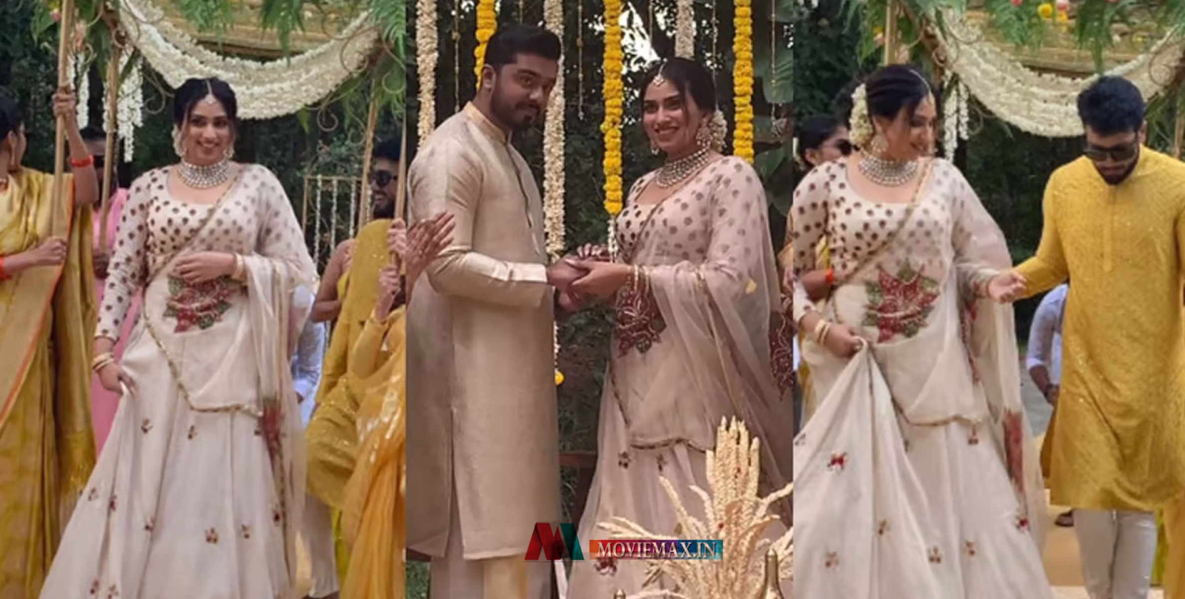 #malavikajayaram | മാളവിക ജയറാമിന്റെ വിവാഹനിശ്ചയം കഴിഞ്ഞു