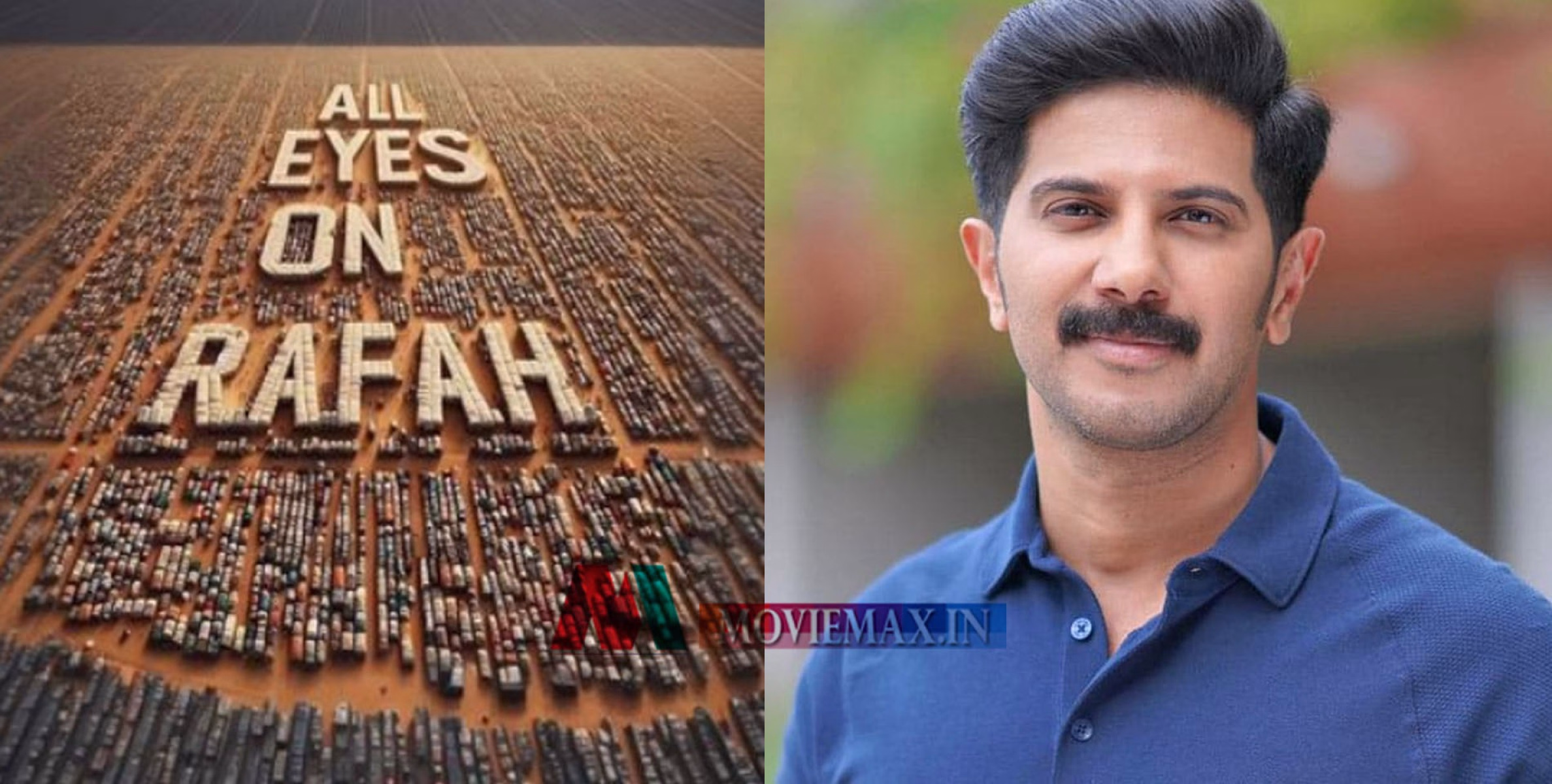 #dulquersalmaan |‘എല്ലാ കണ്ണും റഫായില്‍’, പലസ്തീൻ ജനതയ്ക്ക് ഐക്യദാർഢ്യവുമായി ദുൽഖർ സൽമാൻ