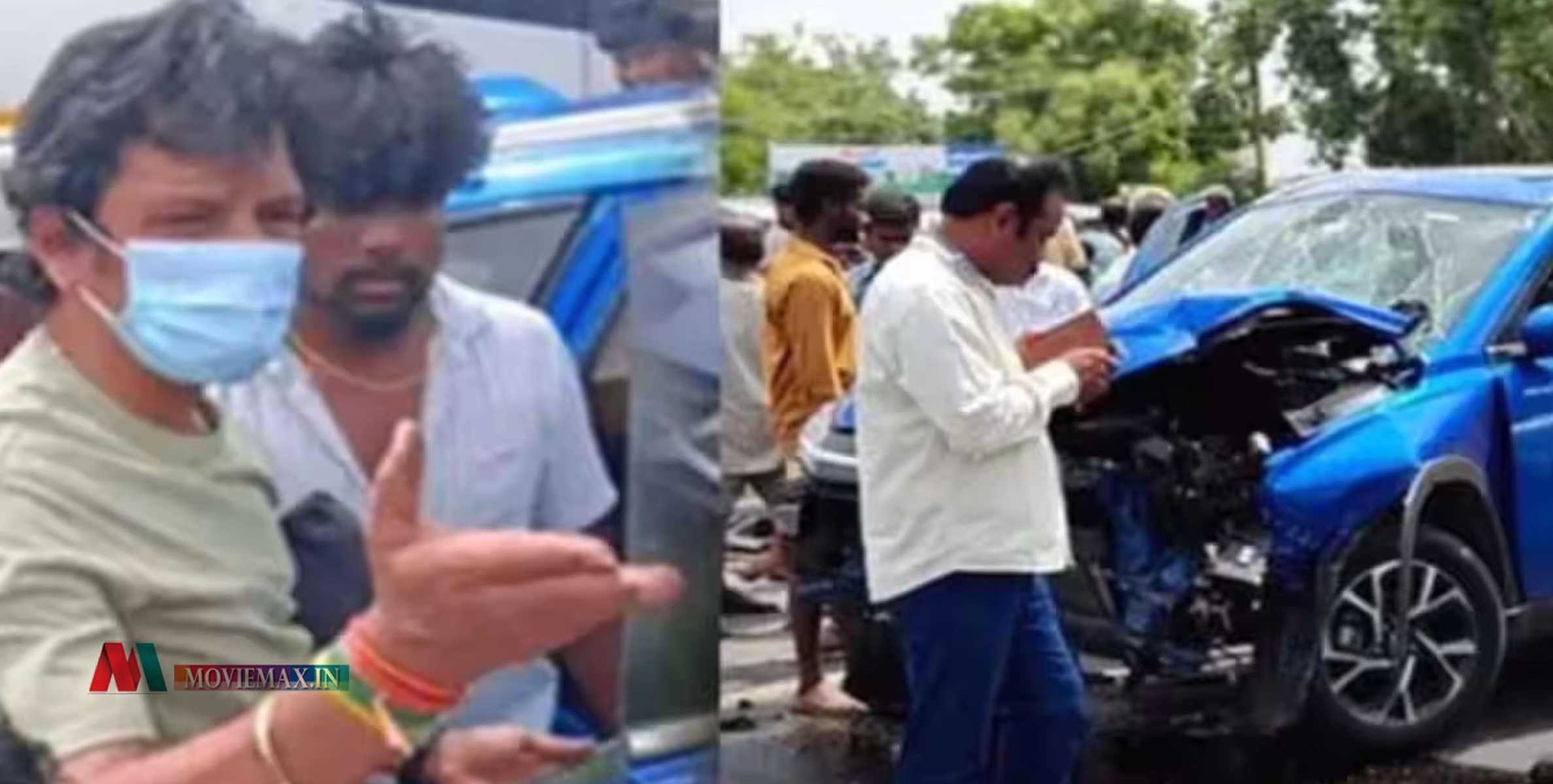 #jeeva | നടൻ ജീവയുടെ കാർ അപകടത്തിൽപ്പെട്ടു; അപകടത്തിൽ നടനും ഭാര്യയ്ക്കും പരിക്ക്