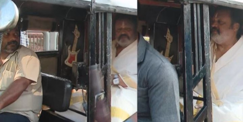 മന്ത്രിക്ക് പോയിട്ട് തിരക്കുണ്ട്; ഔദ്യോഗിക വാഹനം എത്താന്‍ വൈകിയതിനാല്‍ ഓട്ടോറിക്ഷയില്‍ കയറി കേന്ദ്രമന്ത്രി സുരേഷ് ഗോപി; വിഡിയോ