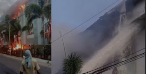 കോഴിക്കോട് വസ്ത്ര വ്യാപാര സ്ഥാപനത്തിൽ വൻ തീപിടുത്തം