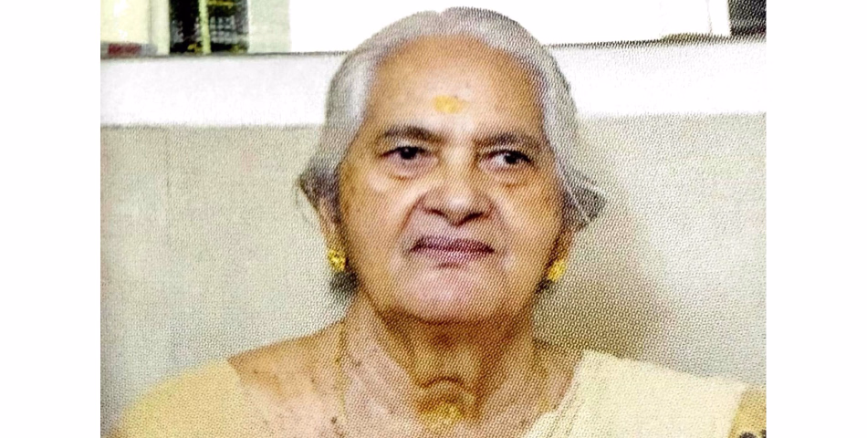 മരച്ചാപ്പ മാവേലി സ്റ്റോറിന് സമീപം കക്കോപ്രവൻ കല്യാണി അമ്മ നിര്യാതയായി